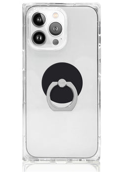 Matte Black Adhesive Phone Ring Stand