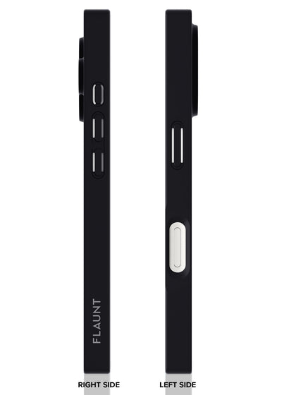 Matte Black Square iPhone Case #iPhone 17 + MagSafe