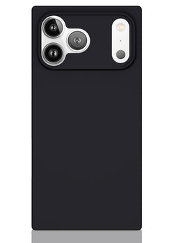 Matte Black Square iPhone Case #iPhone 17 Pro Max + MagSafe