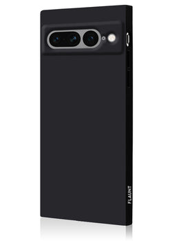 Matte Black Square Google Pixel Case #Pixel 7 Pro