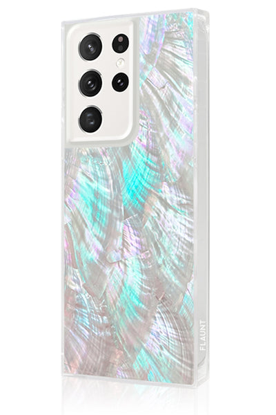 Mother of Pearl Square Samsung Galaxy Case #Galaxy S24 Ultra