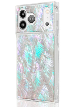 Mother of Pearl Square iPhone Case #iPhone 17 Pro Max + MagSafe