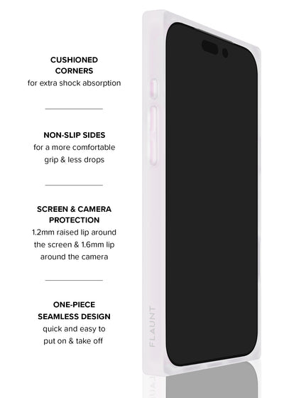 Neon Pink Square iPhone Case #iPhone 17 Pro Max + MagSafe