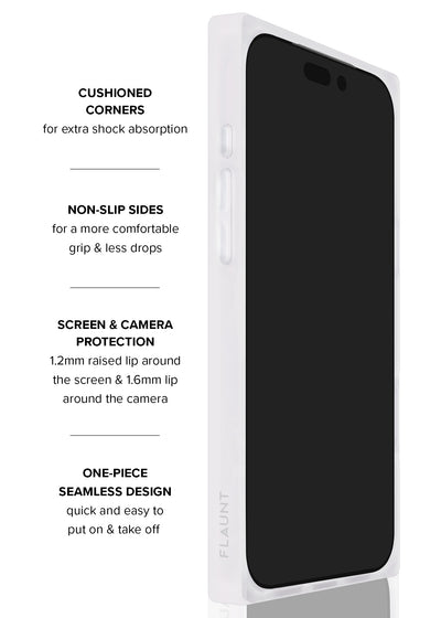 Opal Shell Square iPhone Case #iPhone 17 Pro Max + MagSafe