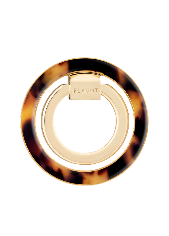 Tortoise Shell Premium MagSafe Phone Ring Stand (Works with MagSafe Cases Only)