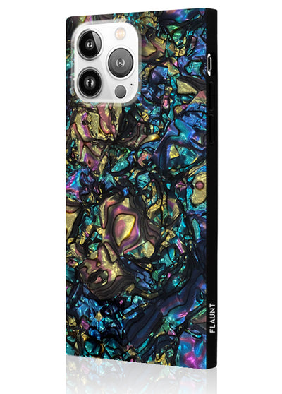 Abalone Shell Square iPhone Case #iPhone 15 Pro
