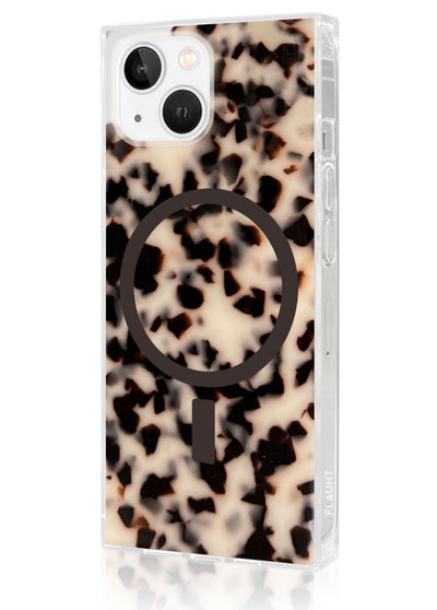 Blonde Tortoise SQUARE iPhone Case #iPhone 17e/16e/14/13 + MagSafe