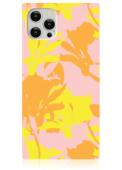 Blush Blossom Square iPhone Case #iPhone 12 Pro Max