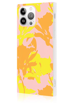 Blush Blossom Square iPhone Case #iPhone 13 Pro + MagSafe