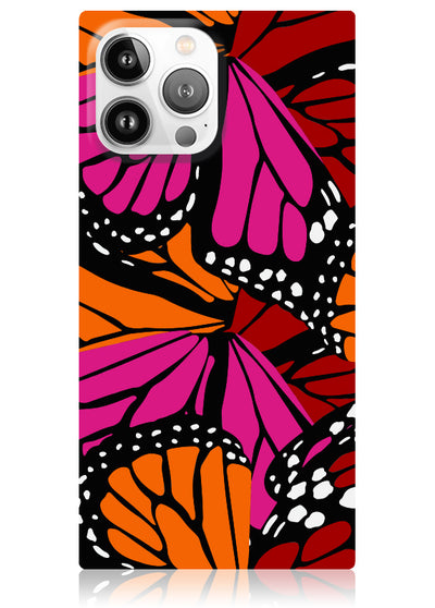 Butterfly Square iPhone Case #iPhone 13 Pro + MagSafe
