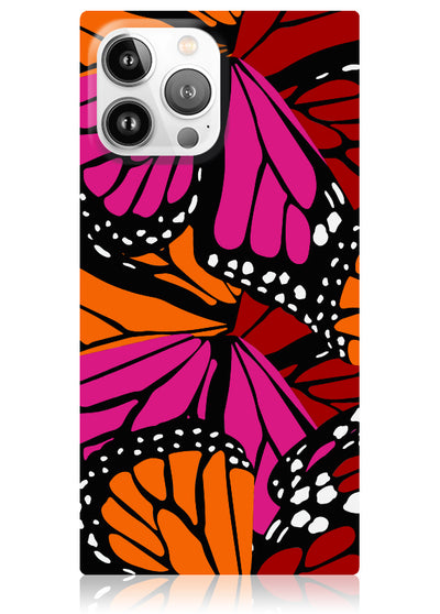 Butterfly Square iPhone Case #iPhone 13 Pro Max + MagSafe