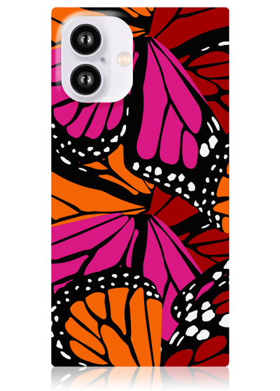 Butterfly Square iPhone Case #iPhone 16 Plus