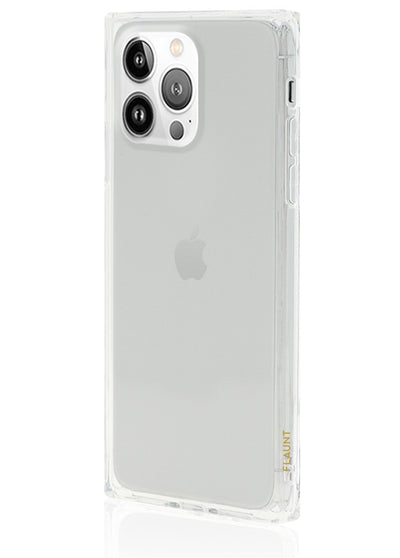 Clear Square iPhone Case #iPhone 15 Pro