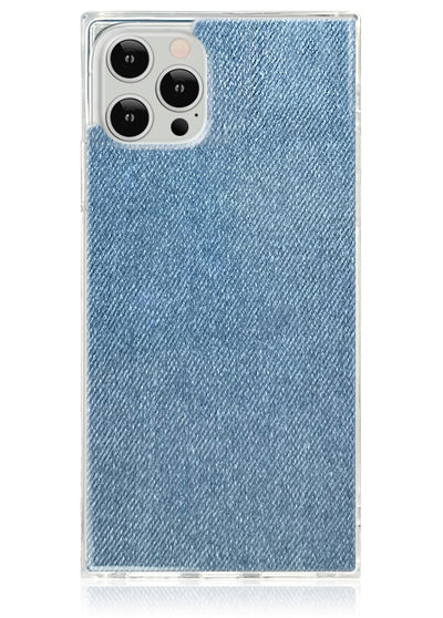Denim Square iPhone Case #iPhone 12 / iPhone 12 Pro