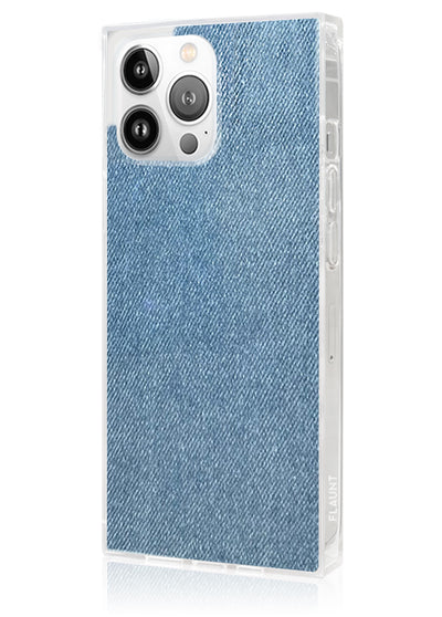 Denim Square iPhone Case #iPhone 14 Pro