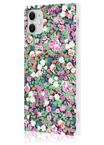 Floral Square iPhone Case #iPhone 11