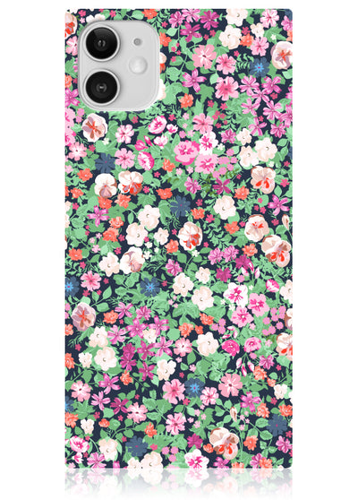 Floral Square iPhone Case #iPhone 11