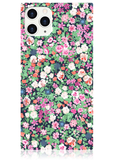 Floral Square iPhone Case #iPhone 11 Pro Max
