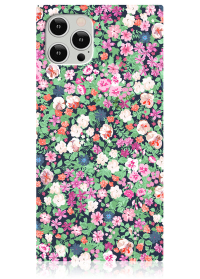 Floral Square iPhone Case #iPhone 12 / iPhone 12 Pro