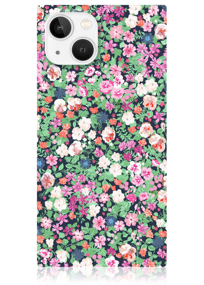 Floral Square iPhone Case #iPhone 14