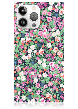 Floral Square iPhone Case #iPhone 15 Pro