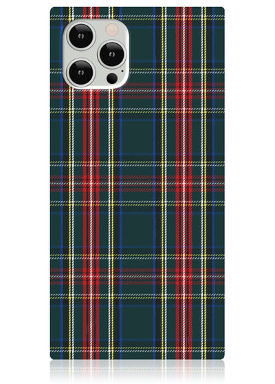 Green Plaid Square iPhone Case #iPhone 12 Pro Max