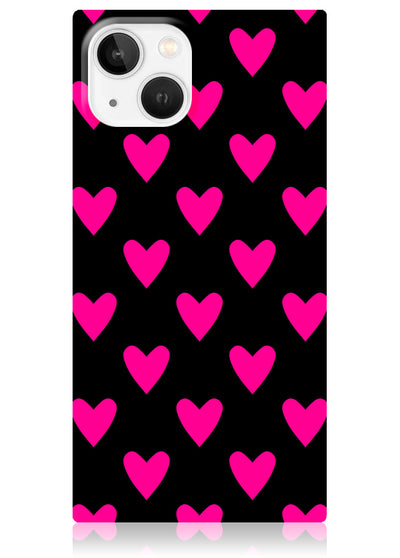 Heart Square iPhone Case #iPhone 14 Plus
