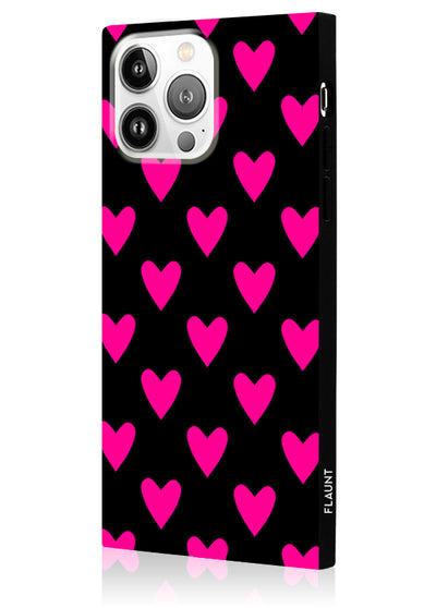 Heart Square iPhone Case #iPhone 14 Pro