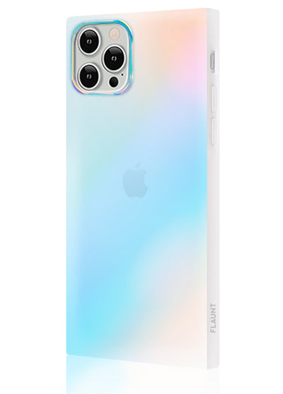 Iridescent Satin Square iPhone Case #iPhone 12 Pro Max