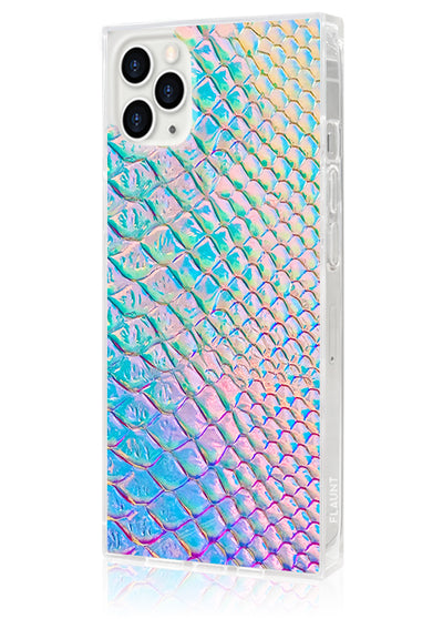 Iridescent Crocodile Square iPhone Case #iPhone 11 Pro Max