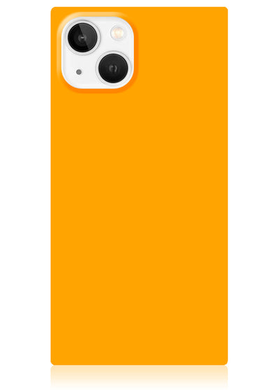 Neon Orange Square iPhone Case #iPhone 15 Plus + MagSafe