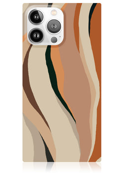 Neutral Print Square iPhone Case #iPhone 15 Pro