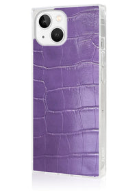 ["Purple", "Crocodile", "Square", "iPhone", "Case", "#iPhone", "13"]
