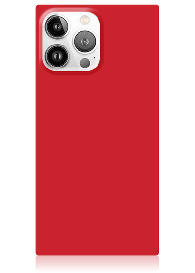 Red Square iPhone Case #iPhone 15 Pro + MagSafe