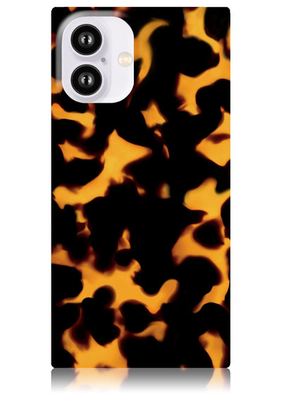 Tortoise Shell Square iPhone Case #iPhone 16