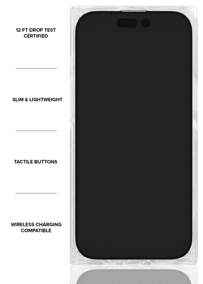 Pink Mother of Pearl Square iPhone Case #iPhone 17 + MagSafe