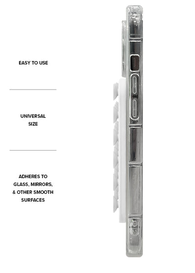 White MagSafe Suction Mount (Works with MagSafe Cases Only)