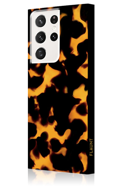 Tortoise Print Square Samsung Galaxy Case #Galaxy S24 Ultra