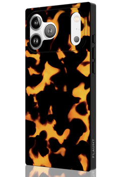 Tortoise Shell Square iPhone Case #iPhone 17 Pro Max + MagSafe