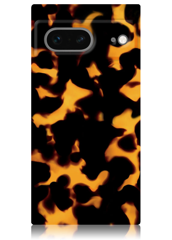 Tortoise Print Pixel Case | The SQUARE® Phone Case