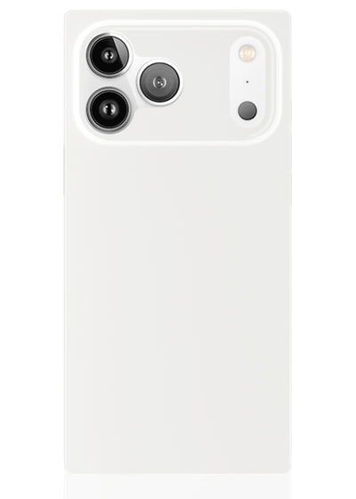 White Square iPhone Case #iPhone 17 Pro + MagSafe