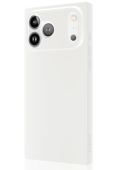 White Square iPhone Case #iPhone 17 Pro Max + MagSafe