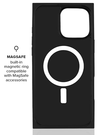 FLAUNT x Jennifer Fisher - SQUARE Silver Metallic Mirror iPhone Case #iPhone 16 Pro Max + MagSafe,iPhone 16 Pro + MagSafe