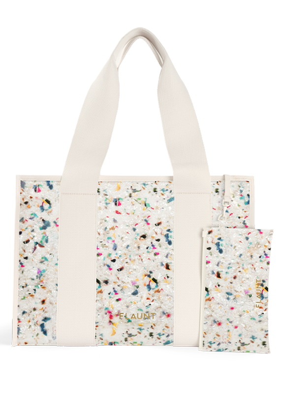 Rainbow Confetti Tortoise Everyday Tote Bag