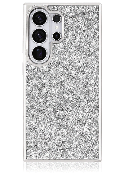 Elite Collection - SQUARE® Silver Crystal Elegance Galaxy Case