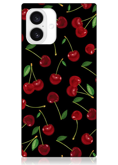 Very Cherry SQUARE iPhone Case #iPhone 16 + MagSafe