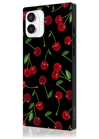 Very Cherry SQUARE iPhone Case #iPhone 16 + MagSafe