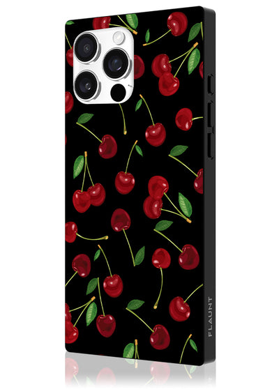 Very Cherry SQUARE iPhone Case #iPhone 16 Pro Max + MagSafe,iPhone 16 Pro + MagSafe