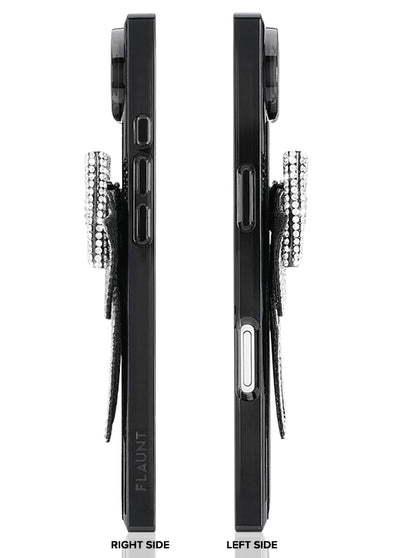 Black Velvet Bow Brilliance SQUARE iPhone Case #iPhone Air