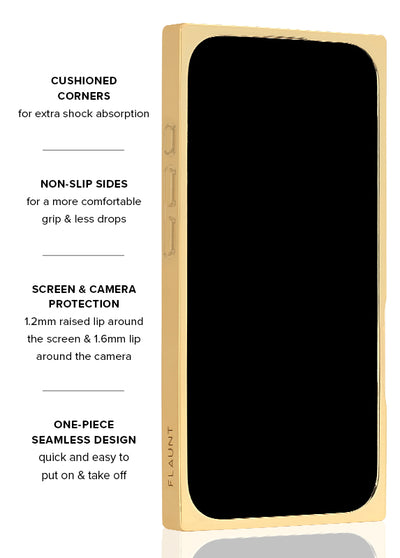 Gilded Turquoise SQUARE iPhone Case #iPhone 17 + MagSafe